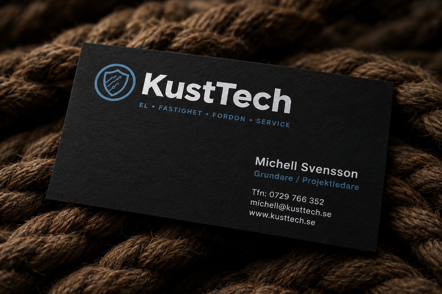 KustTechs visitkort